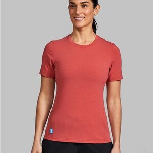 Janji Circa Daily Short Sleeve Tee in Mantle Red NWT XXXL Workout Gym